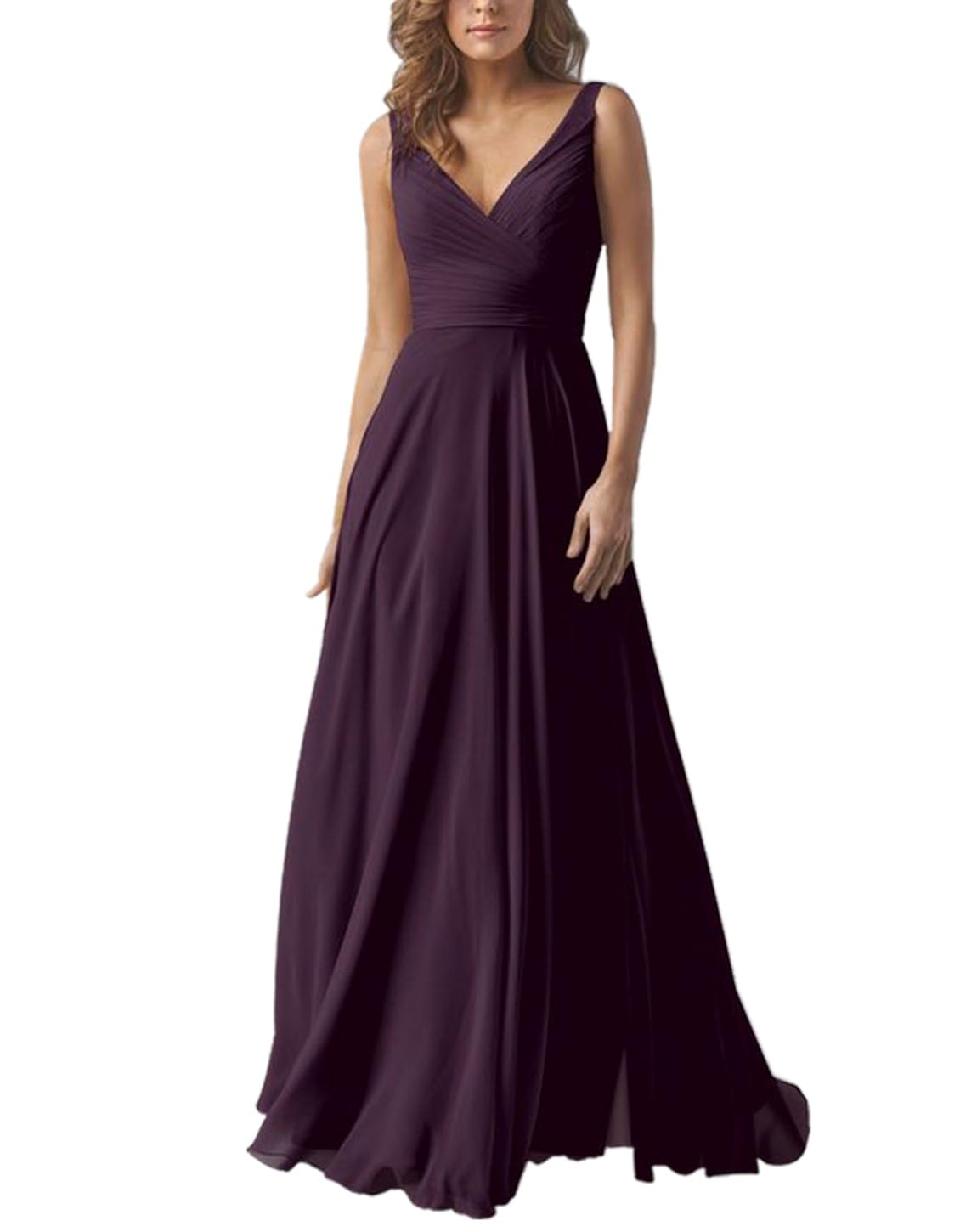Deep Lavender Bridesmaid Dresses