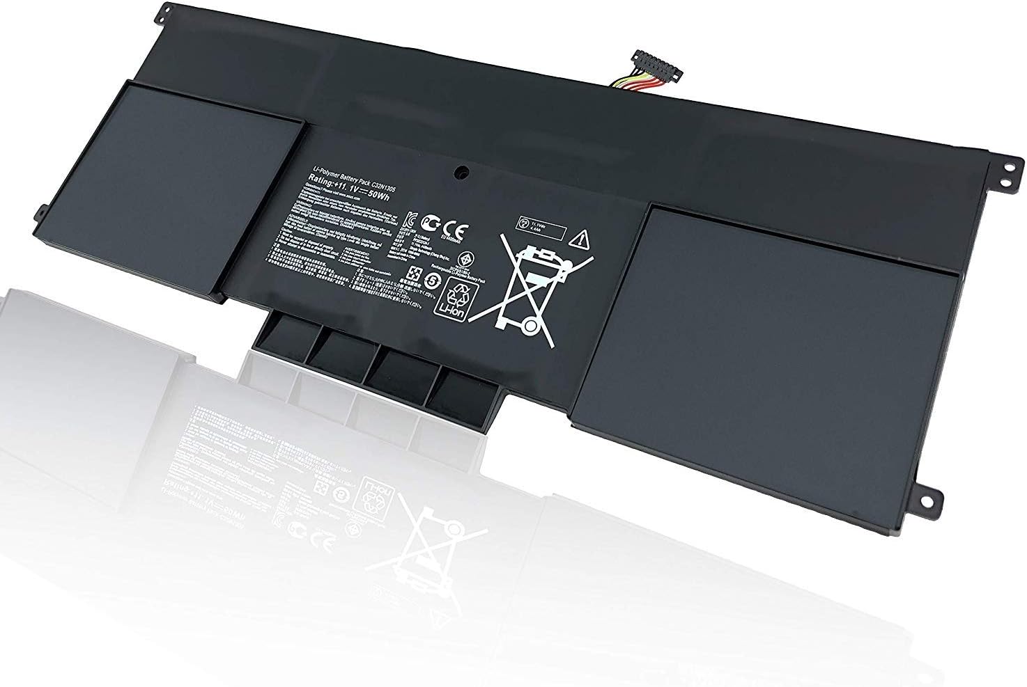 ASKC C32N1305 Battery for ASUS Zenbook UX301L UX301LA UX301LA-1A UX301LA-1B UX301LA-2A C4003H C4005H C4006H XH72T DH71T DH51T WS71T 11.1V 50Wh 6Cell - Image 3