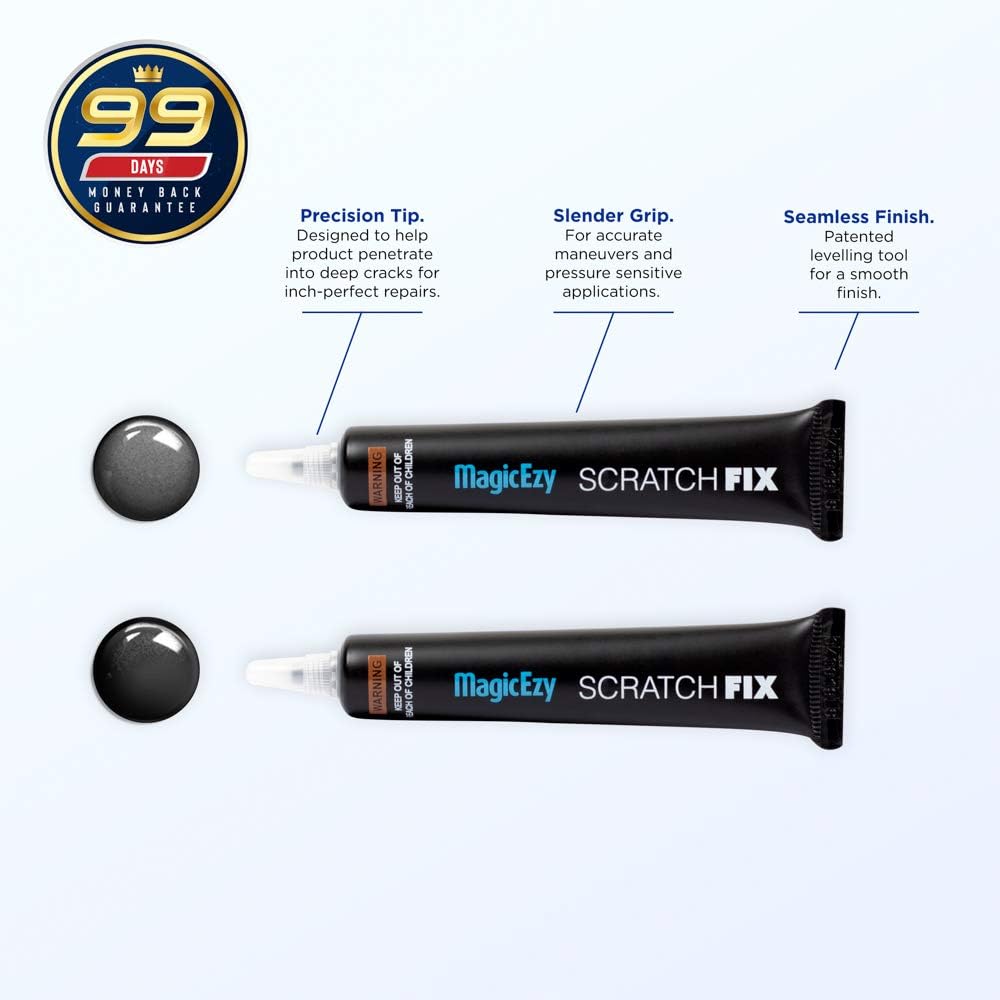 MagicEzy Auto Scratch Repairezy™: (Black Metallic Kit) - Repair Car Paint Chips in Seconds - Precise Color Match - Touch-Up Filler – No Messy Drips - Image 3