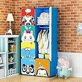 KOUSI Portable Kids Wardrobe Children Dresser