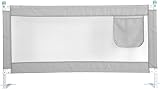 Shoze 180cm Bed Guard Bed Rail Folding Child Toddler Safe Rail Gray view 2