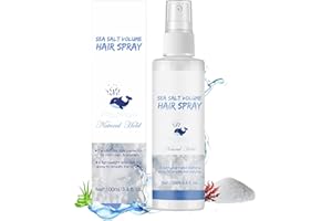 Natural Sea Salt Spray for Hair Men & Women,Adds Texture and Volume to Hair Strands,Natural Extract Formula - Aloe Vera and R