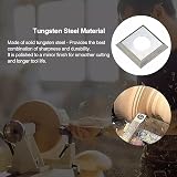 ZYWUOY Carbide Inserts 14x14mm Square 4-Edge Cutters Set of 10 for Lathes view 4