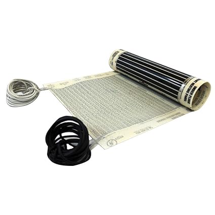 Quietwarmth Qwjoist17x10120 Electric Floor Heating System For Existing Floors Subfloors 120v 17 X 10 Cream
