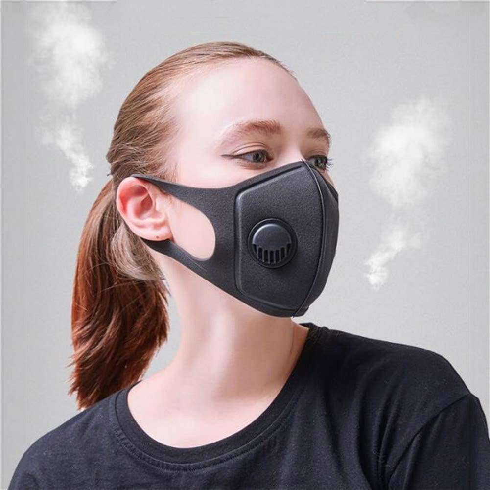 sdgfd Dust mask with valve filter, dust mask PM2.5 Windproof respirator for foggy mist Respirator mask Fine dust mask Protective mask N95 Washable