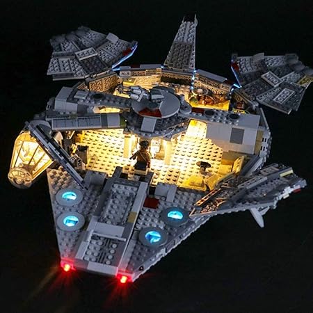 millennium falcon lego set amazon