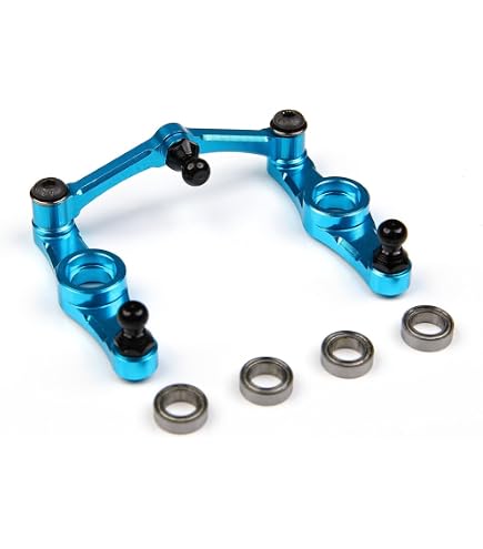 Aluminum Steering Arms Ball Bearing Set for Tamiya TT-01 Type-E TT-01E