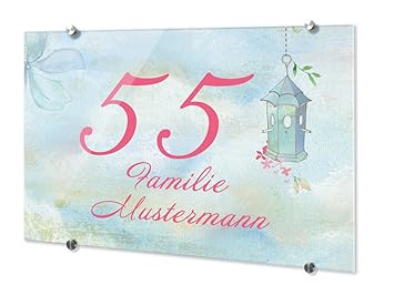 Grazdesign 200290 21x15 Ts Am Turschild Aus Acryl Vogelhaus Mit