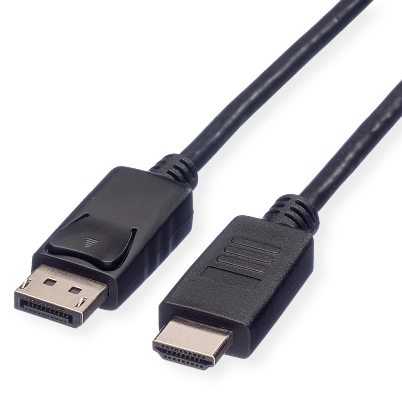 ROLINE Displayport to HDMI cable | Male / male | Transmission of video and audio signals Black 3 m