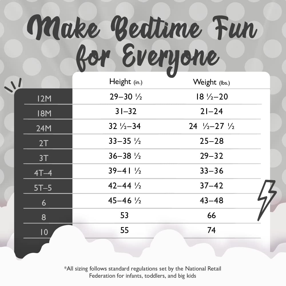 Disney Boys' 2-Piece Loose-fit Pajama Set, Soft & Cute for Kids