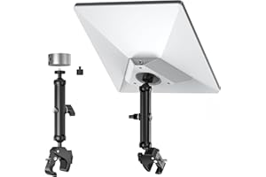 EDUP LOVE 2025 Starlink Mini Clamp Mount Kit, Adjustable Aluminum Pole Bracket with Tripod Adapter, Tool-Free Setup, Starlink Mini Mount for RV, Pole, Yacht, Camper, Guardrails, Roof Rack, Balcony