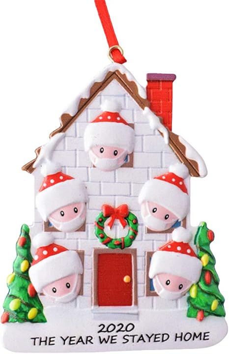 Amazon 樹脂のクリスマスツリーの飾り クリスマスツリーの家の装飾の贈り物のためのdiyパーソナライズされた生き残った家族のクリスマス吊り飾り 置物 オブジェ オンライン通販