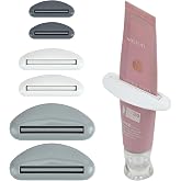 EIKS 6 Sets Tube Squeezer Clip for Toothpaste Hand Cream | Also Work for Paint Tube, Cosmetics, With 3 kinds of Size, Easy Press &amp; Reduces Waste