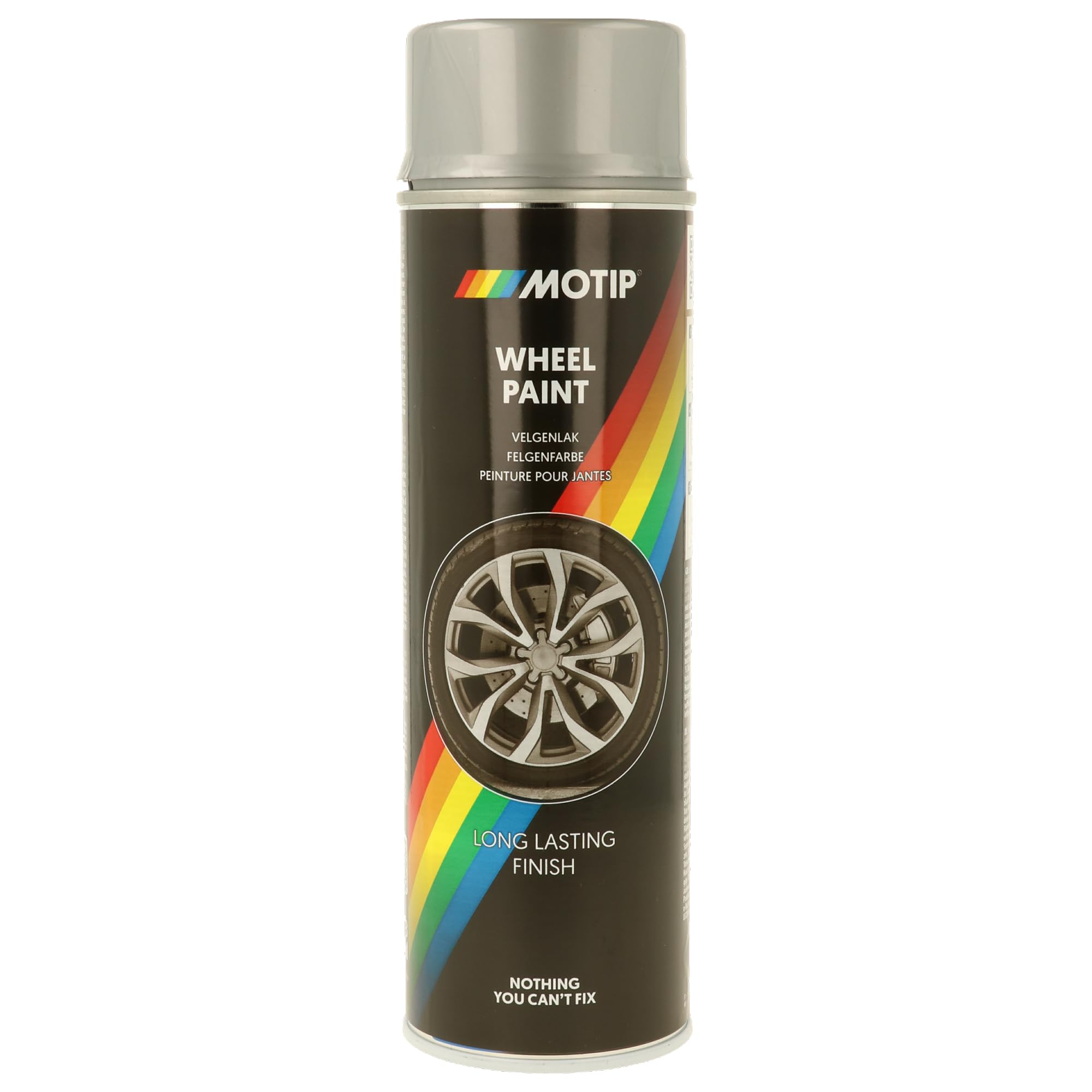 MOTIP M04007 Aerosol Wheel Spray Paint, 500 ml, Silver