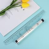 LIUJUNH 30cm Measuring Rolling Parallel Ruler Multi-Purpose Drawing Tool view 7