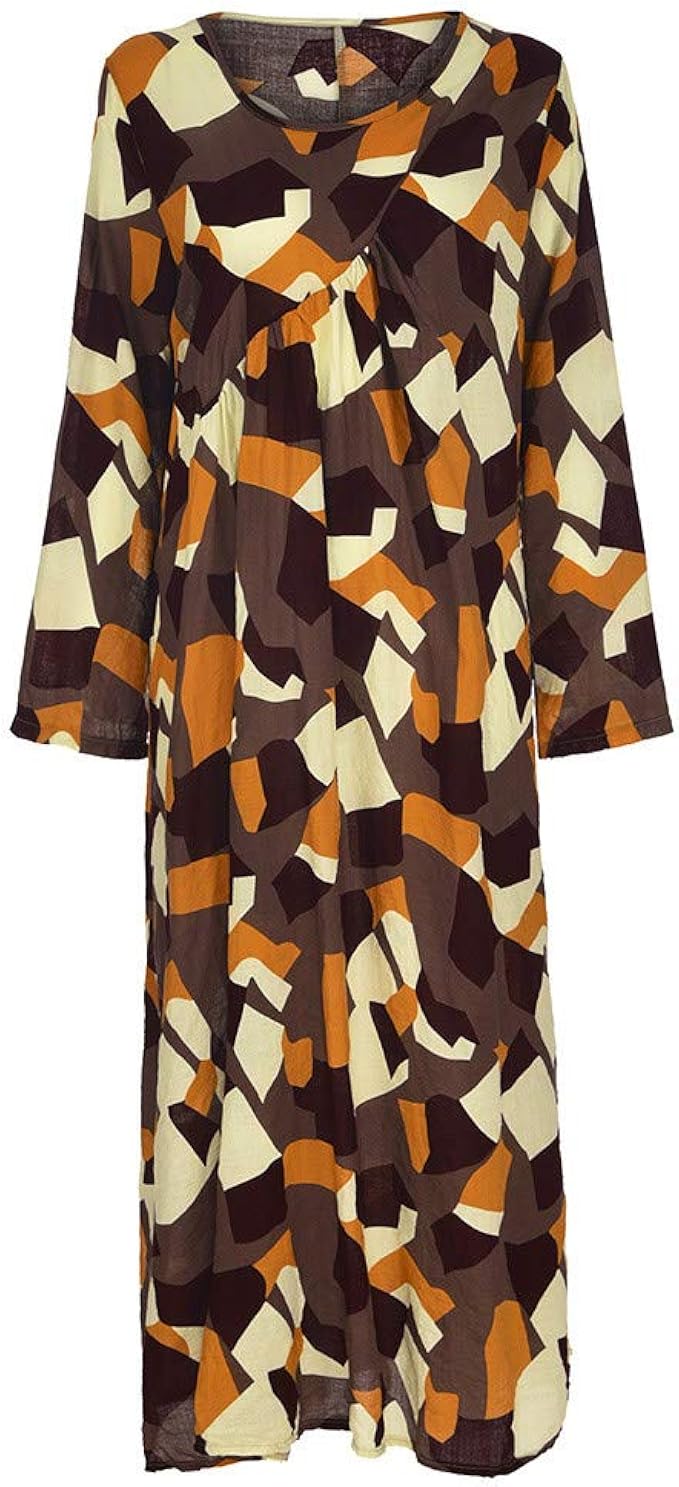 long sleeve cotton maxi dress uk