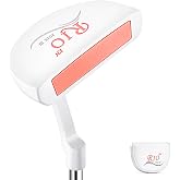 PGM 33" Golf Putters for Women Right Handed with Oversized Grip | Alignment Line High Forgiveness Easy Control Putter Golf Club with Headcover