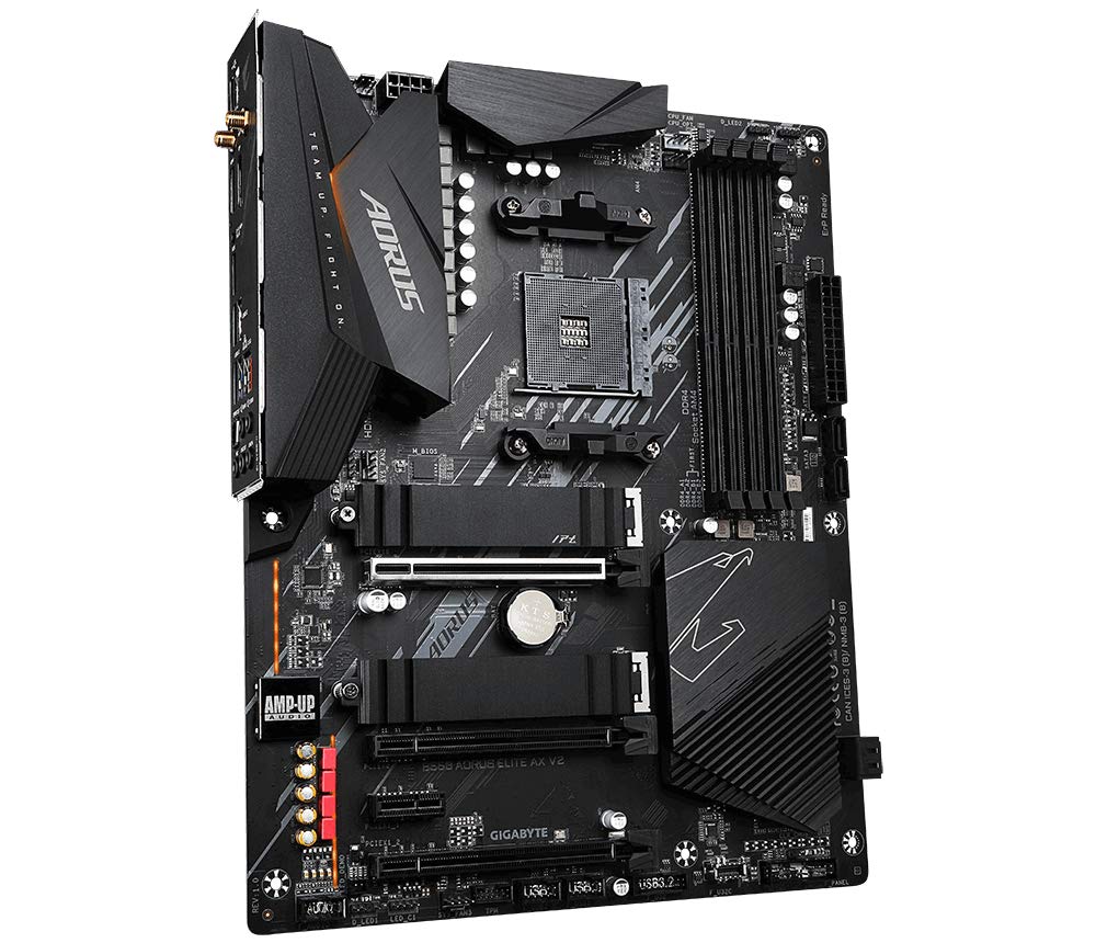 Gigabyte B550 Aorus Elite Ax V2 Motherboard Rear I/O Panel And Connectivity Options