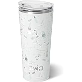 Swiglife 22oz Insulated Tumbler, Travel Coffee Tumbler with Lid, Cup Holder Friendly Travel Coffee Mug, Stainless Steel (Bride to Be)