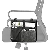 Cosmos Armrest Chair Side Organizer Bedside Caddy Organizer Bunk Bed Storage Bag Armchair Wheelchair Hanging Side Pocket Bag for Ipad, Tablet, Phone, Remote Control, Magazines, Books & Water Bottle