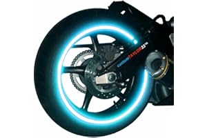 customTAYLOR33 New Special Edition Baby Blue High Intensity Grade Reflective Copyrighted Safety Rim Tapes, 12" (Rim Size)