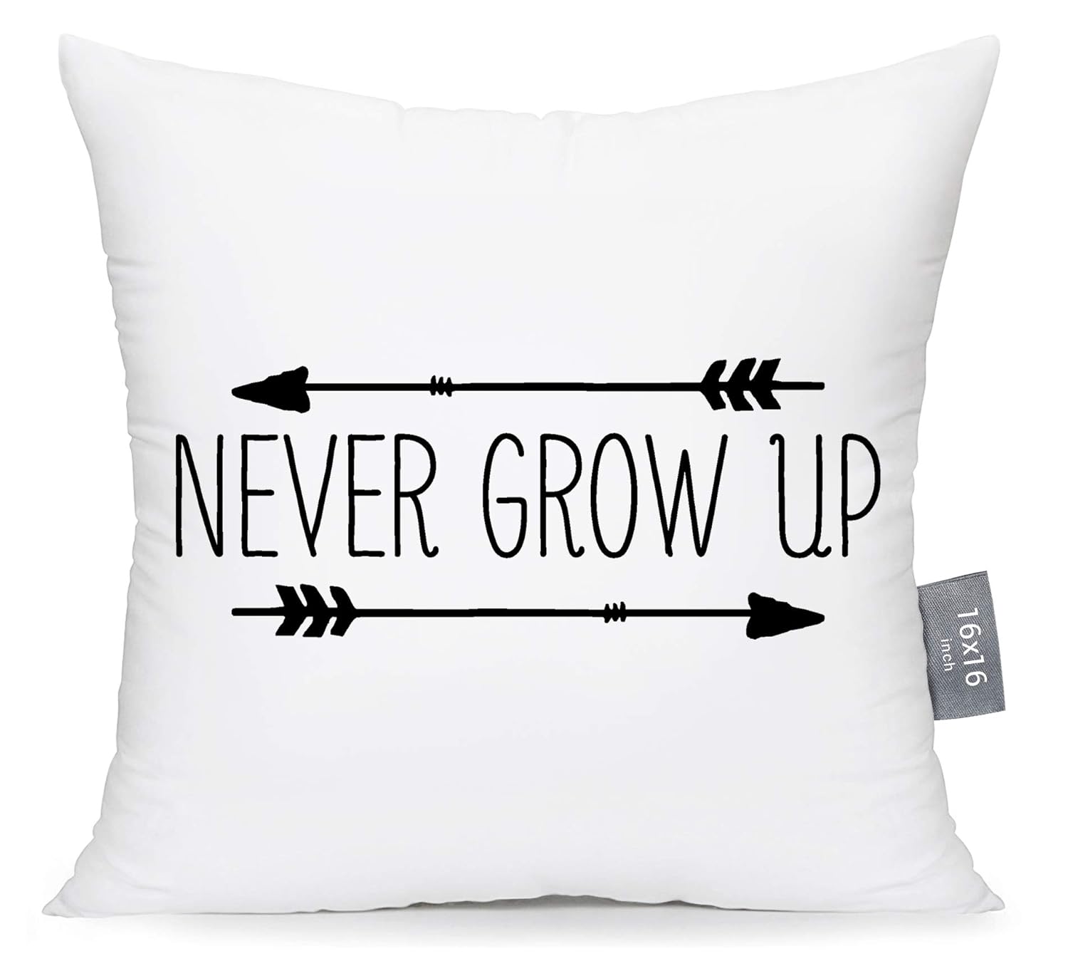 Buy Tied Ribbons Motivational Quote Never Grow Up Printed
