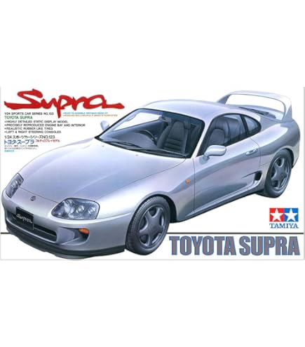 Amazon.com: Tamiya 24123 1/24 Scale Sports Car Series Toyota Supra