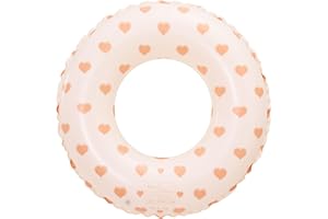 BAITEMJIA Pool Floats for Kids Ages 5-10, Swimming Pool Toys Inflatable Pool Tubes Simple Stripes Cute Swim Rings, Kids Floaties Water Toys for Pool Beach Party