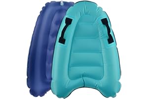 Kastetards 1 Pcs Inflatable Surfboard with Handles,Inflatable Surfboard,Summer Water Toys,Portable Bodyboard Floating Pad,Saf