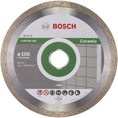 Bosch Diamond Cutting Disc Standard for Ceramic Ø150 x 22,23 x 1,6 x 7 mm