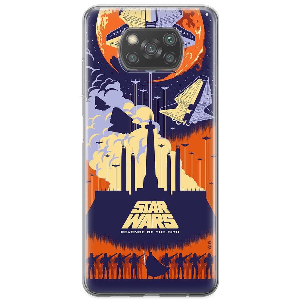 ERT GROUP mobile phone case for Xiaomi POCOPHONE X3 original and officially Licensed Star Wars pattern 030 optimally adapted to the shape of the mobile phone, case made of TPU