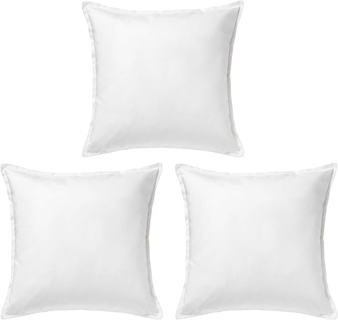 Ikea Gurli Housse De Coussin Blanc 50 Cm X 50 Cm Environ Lot De 3 Leonathathlo
