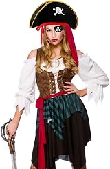 Jc.upin Pirate Hat Eye Patch Costume Set Kids Boys Girls Adults Caribbean view 7