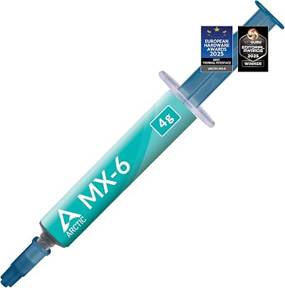 ARCTIC MX-6 4 g Thermal Paste - High Conductivity, Non-Conductive