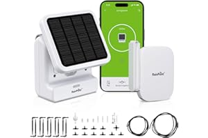 RAINPOINT APP Control WiFi Solar Automatic Plant Waterer Kit for House Potted Plants,Smart Vacation Self Watering Drip Irrigation Pump Device System Indoor/Outdoor Water 10-20 Plants
