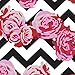 Duck Brand 283927 Printed Duct Tape, Flower Chevron, 1.88 Inches x 10 Yards, Single Roll