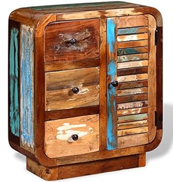 Industrial Style Cabinet Small Vintage Furniture Retro Style Side