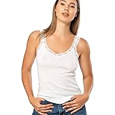 VAVONNE Camisole for Women, All Cotton, Airy Soft Comfy Tank Tops Cami Undershirt