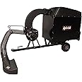 Agri-Fab 45-0631 Large Capacity 32 CU FT Hard Top Mow- N-Vac, Tow Behind Lawn Vacuum, Leaf Vacuum, Gas Powered, Easy Foot Pedal Dumping