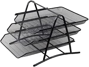 LYATW Caja archivadora de oficina 3 capas portátil cajón y colgantes