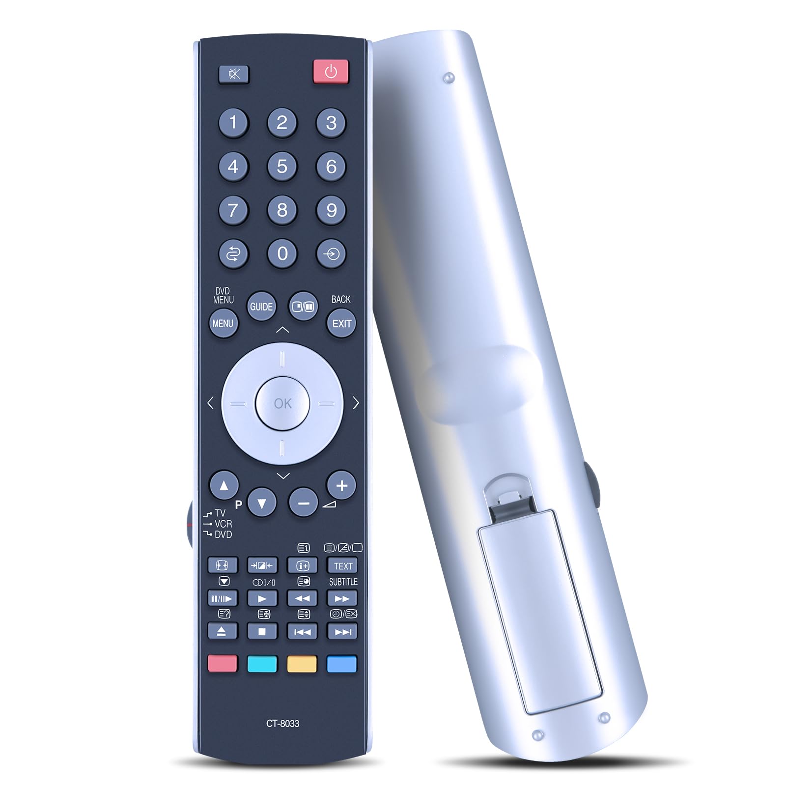 GOUYESHO CT-8003 Remote Control for Toshiba TV, Compatible with REGZA 32XV505DG 37XV500A 42XV500A 46XV500A 20WLG65G 27WLG65G 32AV554D 32WL66 42AV504D 37AV555D 17WLT56B 20WLT56B 27WLT56/B — image 1