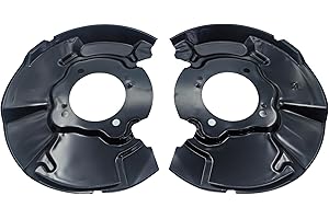 1A-NBY Pair Front Disc Brake Dust Shield Set for 2003-2009 Toyota 4Runner for 2007-2014 Toyota FJ Cruiser Black 4778235160