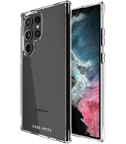 Samsung Galaxy S23 Ultra 512GB、ケース付 Galaxy S23 Ultra カバー クリアケース カード・チェキ収納背面