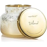 Capri Blue Glimmer Jar Candles - Luxury Holiday Scented Candles for Home - Long Lasting Soy Wax Blend - Scented Holiday & Home Decor - Volcano Signature Jar (19 oz)