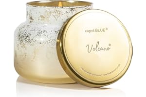 Capri Blue Glimmer Jar Candles - Luxury Holiday Scented Candles for Home - Long Lasting Soy Wax Blend - Scented Holiday & Home Decor - Volcano Signature Jar (19 oz)