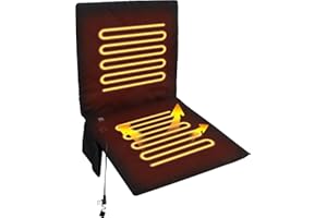 Heated Camping Chair, Weatherproof Machine Heated Seat Pad,Portable Heated Seat Cushion, Heated Seat Cover 3 Level Heating Fo