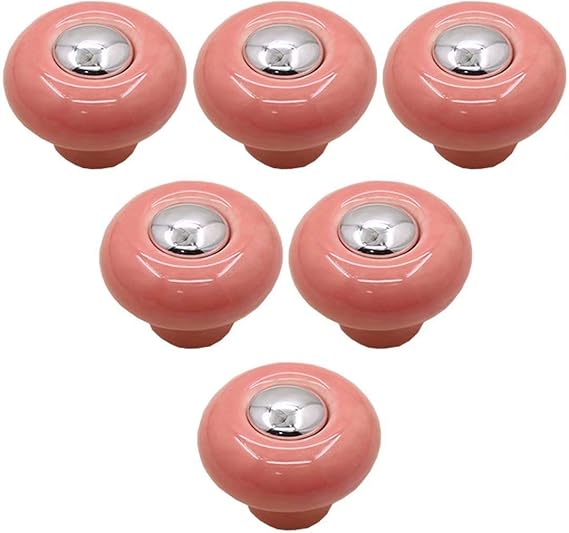 6 Stück Keramikgriffe Knöpfe Zuggriff für Schublade Moderne Möbel