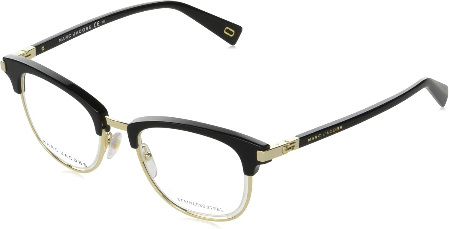 Amazon マークジェイコブス ファッションメガネ Marc 176 メンズ ブラックゴールド Eu 49 Free サイズ 眼鏡小物 通販