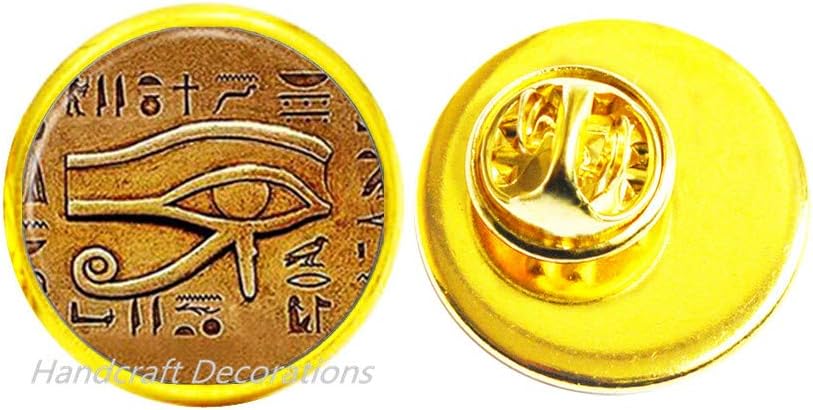 HandcraftDecorations Glass Tile Brooch Eye of Horus Brooch Egyptian Brooch Egyptian Eye Glass Tile Jewelry Egytian Jewelry.F136
