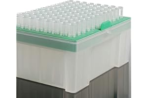 200ul Pipette Tips - Universal Pipette Tips - Racked,RNase/DNase Free & Pyrogen Safe,1 Rack 96 Tips